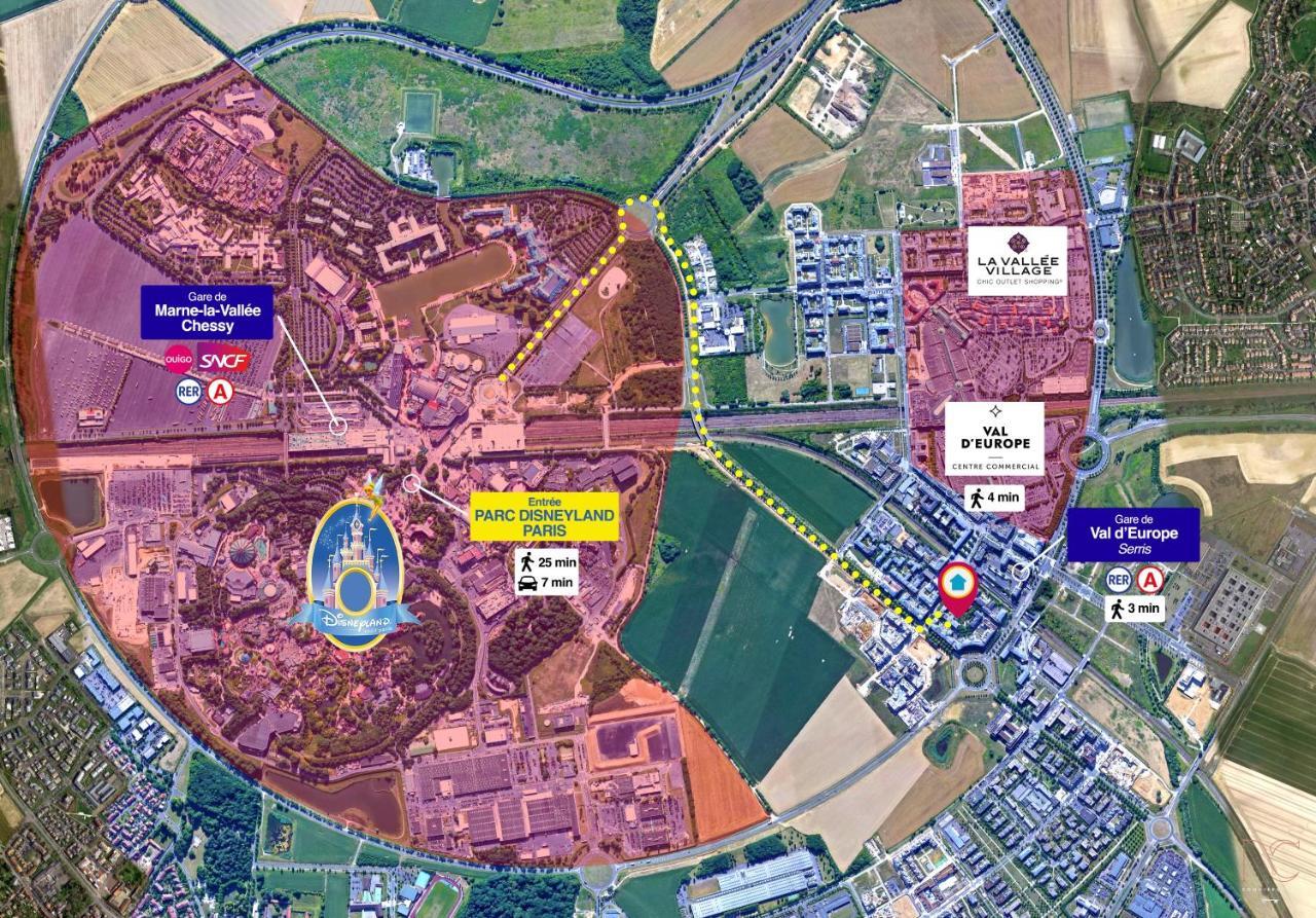 *Disneyland/Chessy* Appartement Idealement Situe Chessy  Εξωτερικό φωτογραφία